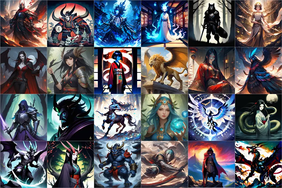 Stable Diffusion 人種・種族 AI画像生成 プロンプト 作例集