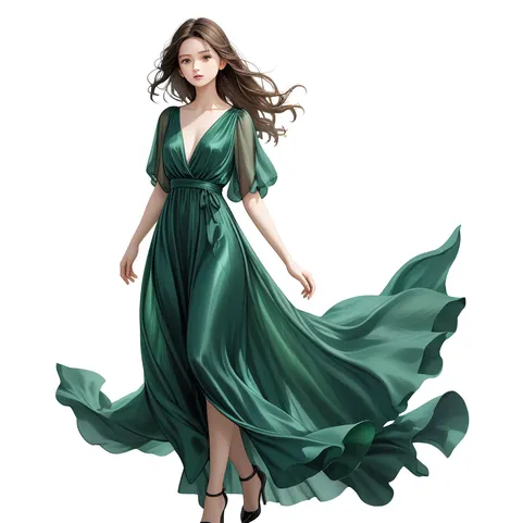 silk dress