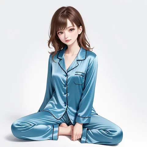silk pajamas
