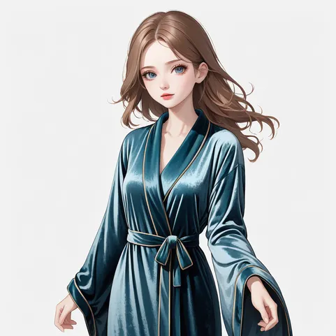velvet robe
