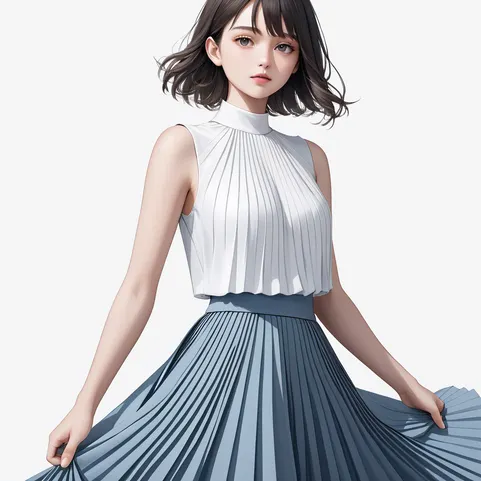 accordion pleats