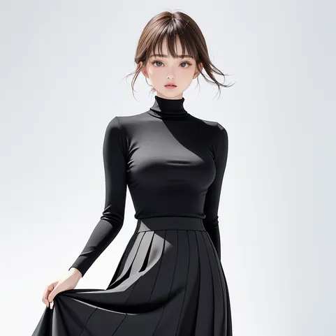 mock neck