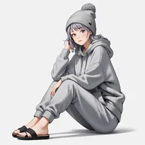 カジュアル系ファッションのAIイラスト（Stable Diffusion生成）