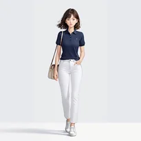 カジュアル系ファッションのAIイラスト（Stable Diffusion生成）