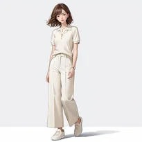 カジュアル系ファッションのAIイラスト（Stable Diffusion生成）