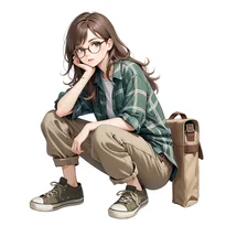 カジュアル系ファッションのAIイラスト（Stable Diffusion生成）
