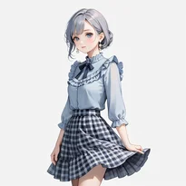 カジュアル系ファッションのAIイラスト（Stable Diffusion生成）