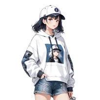 カジュアル系ファッションのAIイラスト（Stable Diffusion生成）