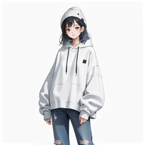 ストリート系ファッションのAIイラスト（Stable Diffusion生成）