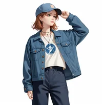 ストリート系ファッションのAIイラスト（Stable Diffusion生成）