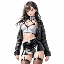 セクシー系ファッションのAIイラスト（Stable Diffusion生成）