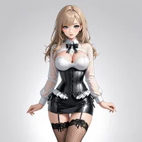 セクシー系ファッションのAIイラスト（Stable Diffusion生成）