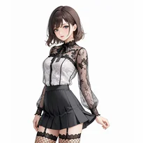 セクシー系ファッションのAIイラスト（Stable Diffusion生成）