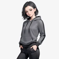 スポーティ系ファッションのAIイラスト（Stable Diffusion生成）