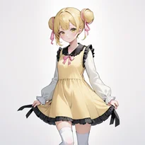 キュート系ファッションのAIイラスト（Stable Diffusion生成）