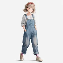 キュート系ファッションのAIイラスト（Stable Diffusion生成）
