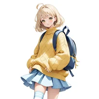 キュート系ファッションのAIイラスト（Stable Diffusion生成）