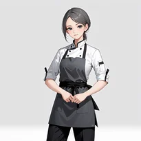 仕事服／ワークウェアファッションのAIイラスト（Stable Diffusion生成）