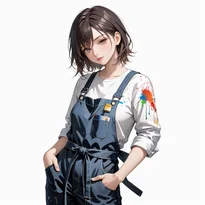 仕事服／ワークウェアファッションのAIイラスト（Stable Diffusion生成）