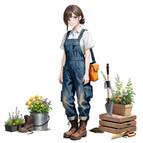 仕事服／ワークウェアファッションのAIイラスト（Stable Diffusion生成）