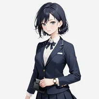 仕事服／ワークウェアファッションのAIイラスト（Stable Diffusion生成）