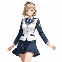 仕事服／ワークウェアファッションのAIイラスト（Stable Diffusion生成）