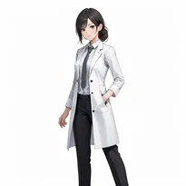 仕事服／ワークウェアファッションのAIイラスト（Stable Diffusion生成）