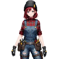 仕事服／ワークウェアファッションのAIイラスト（Stable Diffusion生成）
