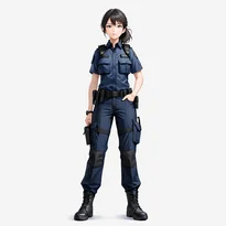 仕事服／ワークウェアファッションのAIイラスト（Stable Diffusion生成）