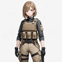 仕事服／ワークウェアファッションのAIイラスト（Stable Diffusion生成）
