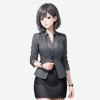 ビジネス／オフィスファッションのAIイラスト（Stable Diffusion生成）
