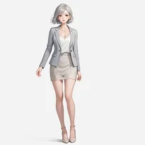 ビジネス／オフィスファッションのAIイラスト（Stable Diffusion生成）