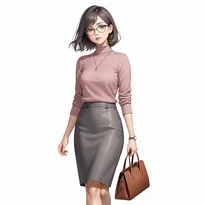 ビジネス／オフィスファッションのAIイラスト（Stable Diffusion生成）