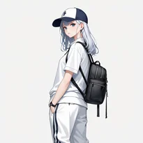 スポーツ／アクティブファッションのAIイラスト（Stable Diffusion生成）