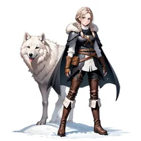 中世ファンタジーファッションのAIイラスト（Stable Diffusion生成）
