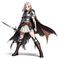 中世ファンタジーファッションのAIイラスト（Stable Diffusion生成）