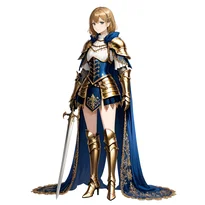 中世ファンタジーファッションのAIイラスト（Stable Diffusion生成）