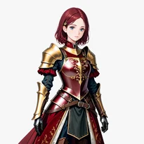 中世ファンタジーファッションのAIイラスト（Stable Diffusion生成）
