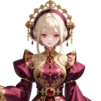 中世ファンタジーファッションのAIイラスト（Stable Diffusion生成）