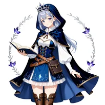 中世ファンタジーファッションのAIイラスト（Stable Diffusion生成）