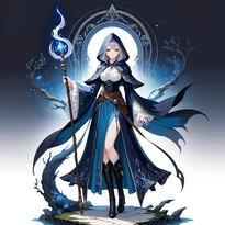 中世ファンタジーファッションのAIイラスト（Stable Diffusion生成）