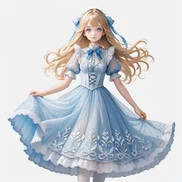 童話／物語衣装ファッションのAIイラスト（Stable Diffusion生成）