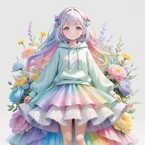 童話／物語衣装ファッションのAIイラスト（Stable Diffusion生成）