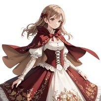 童話／物語衣装ファッションのAIイラスト（Stable Diffusion生成）