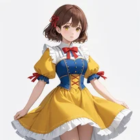 童話／物語衣装ファッションのAIイラスト（Stable Diffusion生成）