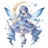 魔法少女ファッションのAIイラスト（Stable Diffusion生成）
