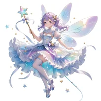 魔法少女ファッションのAIイラスト（Stable Diffusion生成）