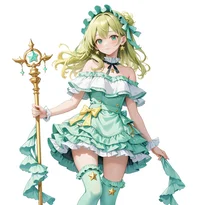 魔法少女ファッションのAIイラスト（Stable Diffusion生成）