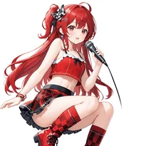 アイドル衣装ファッションのAIイラスト（Stable Diffusion生成）