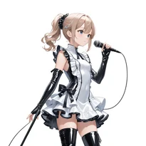 アイドル衣装ファッションのAIイラスト（Stable Diffusion生成）